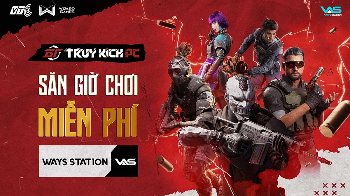 Truy Kích PC đổ bộ các phòng máy, kết hợp cùng Ways Station tung hàng ngàn ưu đãi