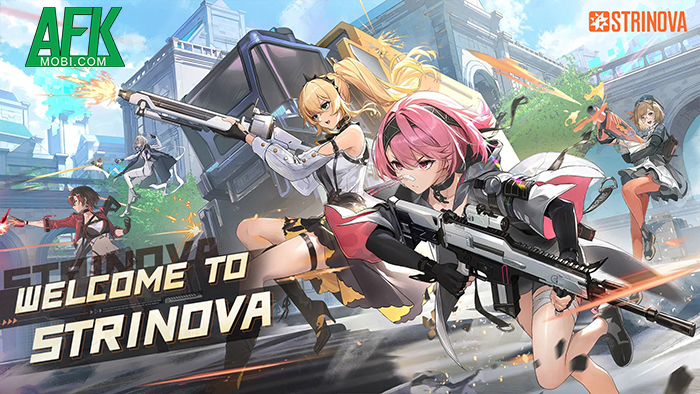 Strinova Mobile game hero shooter trực tuyến với phong cách đồ họa anime đẹp mắt