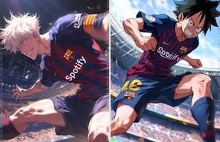 AI tái hiện Gojo, Luffy, Goku thành "quái vật" sân cỏ, ai sẽ là vua phá lưới?
