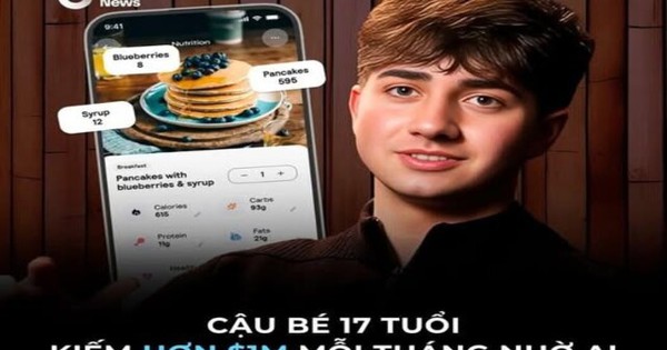 17 tuổi, chàng trai kiếm 1,12 triệu USD/tháng, trả lương cho 12 nhân viên nhờ một App AI