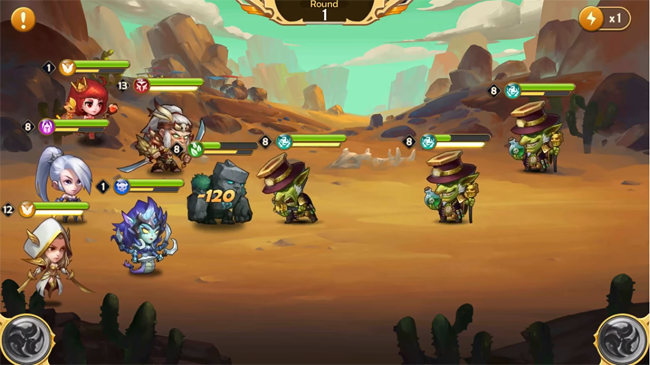 Epic Summoners: Battle Hero Warriors – tựa game với đồ họa chibi siêu dễ thương