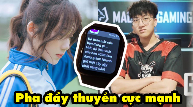 LMHT: Nimo cũng ra sức “đẩy thuyền” cho cặp đôi Mina Young và Nhism