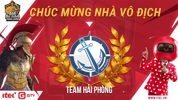 Ngược dòng đánh bại Bắc Ninh, Hải Phòng vô địch AoE Đấu Trường Cúp ITEL 3