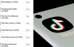 Thêm nửa tá game vào ứng dụng của mình, TikTok 