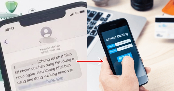 Nhận được tin nhắn này, tài khoản có thể mất tiền nếu không để ý