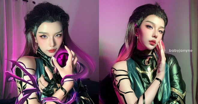 Janyne Lee "hóa thân" thành Reyna từ Valorant: Màn cosplay hấp dẫn không thể bỏ lỡ