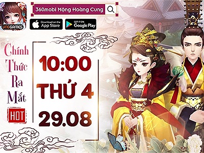 Hướng dẫn nhận bổng lộc 360mobi Mộng Hoàng Cung