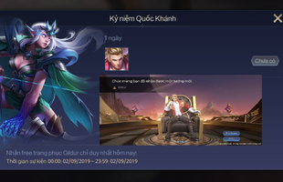 Liên Quân Mobile: Garena tặng FREE Gildur Học Đường chỉ trong ngày 2/9, game thủ lưu ý