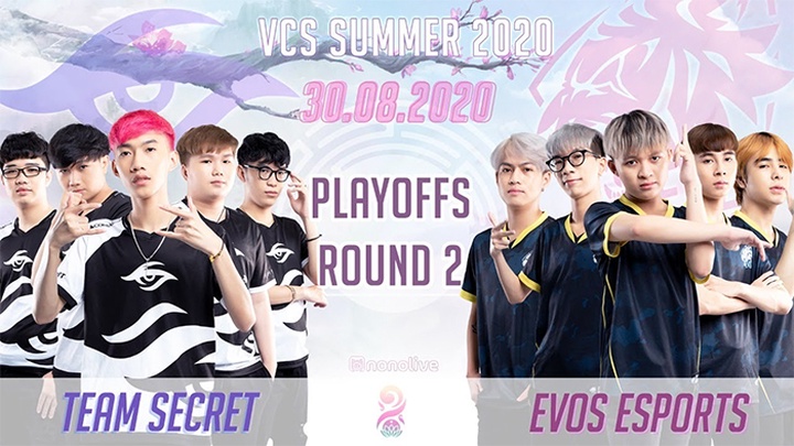 Trực tiếp VCS Mùa Hè 2020 Playoffs vòng 2: TS vs EVS