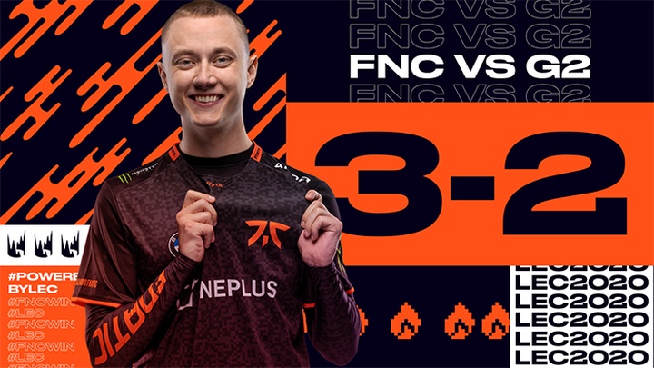 Trực tiếp LEC 2020 Playoffs hôm nay 29/8: Fnatic nở nụ cười chiến thắng