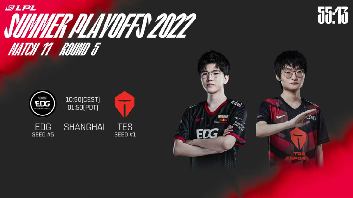 Playoff LPL Mùa Hè 2022 (28/08): Hạ gục EDG, TES tiến đến chung kết