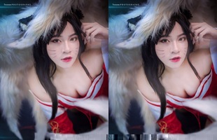 Ngắm nhìn bộ ảnh cosplay Ahri “bỏng mắt” của nữ streamer Ngọc Hân