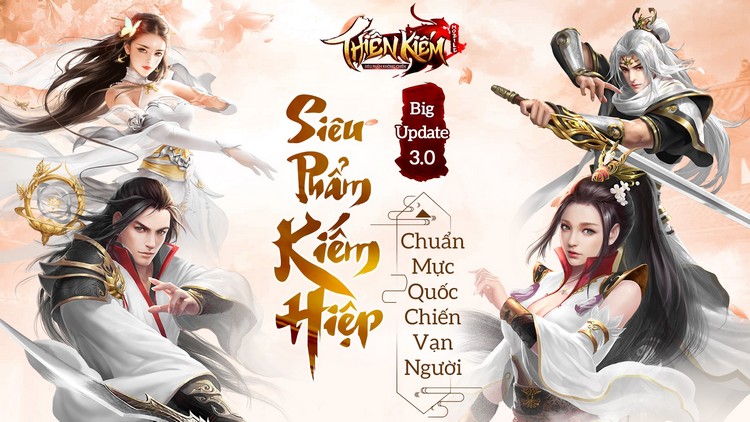 Thiên Kiếm Mobile gửi tặng giftcode cho game thủ nhân dịp Big Update