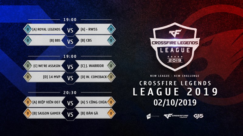 Công bố lịch thi đấu, giải đấu CrossFire Legends League 2019 chính thức mở màn vào 2/10