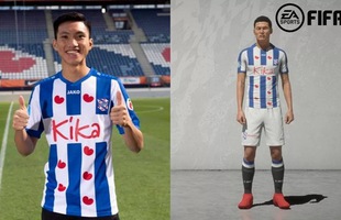 Đoàn Văn Hậu đã xuất hiện trong FIFA 20: Tất cả chỉ số đều ở mức trung bình, riêng chỉ số tiềm năng là vượt trội