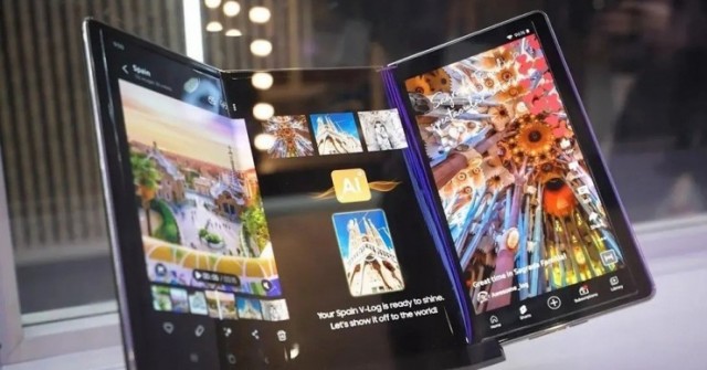 Rò rỉ hình ảnh Galaxy Z TriFold cho thấy khả năng zoom 100x