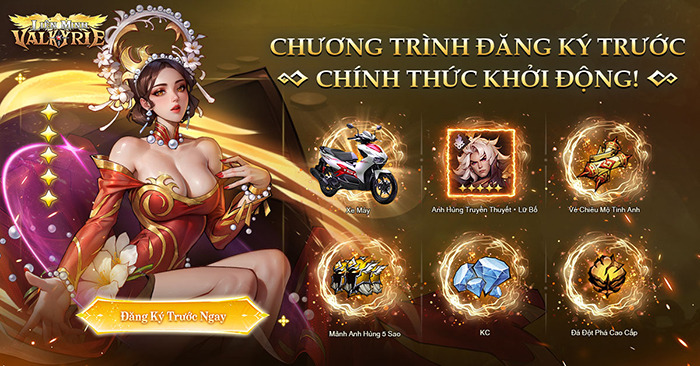 Liên Minh Valkyrie mở đăng ký trước tại Việt Nam – Ưu đãi độc quyền cho game thủ Việt