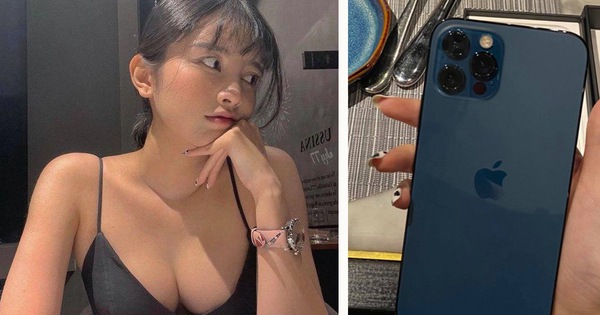 Lai Bâng tặng hẳn iPhone 12 vừa ra mắt cho bạn gái, thế nhưng vòng một căng tràn, sexy của Trang Six mới khiến dân mạng trầm trồ!