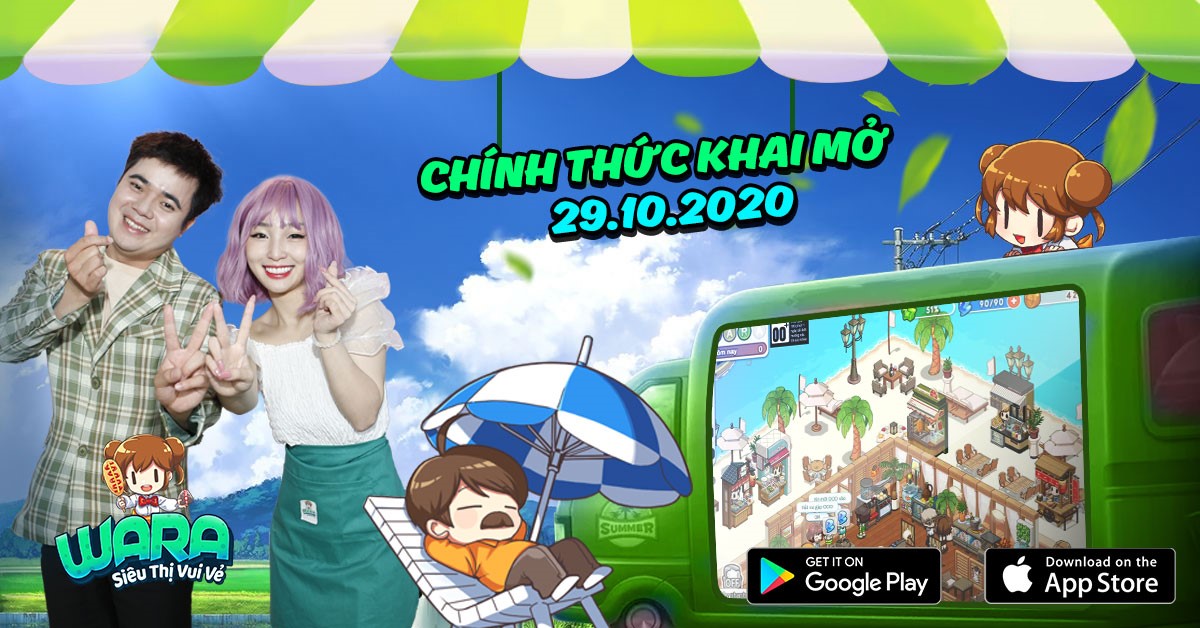 WARA – Siêu thị vui vẻ đã chính thức ra mắt game thủ Việt Nam