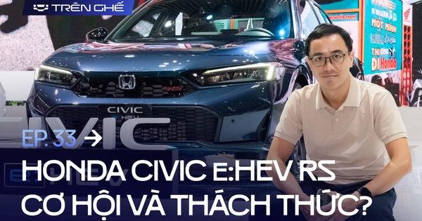 [Trên Ghế 33] ‘999 triệu nhấc Honda Civic e:HEV RS khỏi phân khúc sedan C, bước vào nhóm xe chơi như Jimny’ - CÔNG NGHỆ