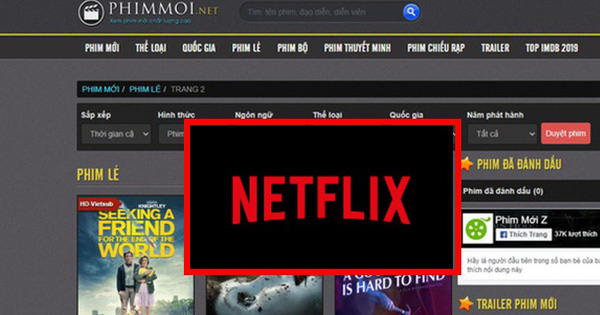 Vào phimmoi.net cư dân mạng được chuyển thẳng đến Netflix.com, chuyện gì đây?