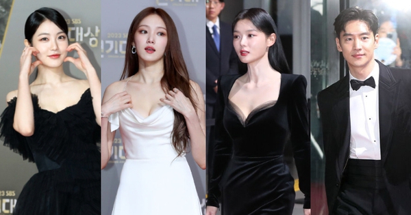 Thảm đỏ SBS Drama Awards: Lee Sung Kyung nóng bỏng át Kim Yoo Jung, dàn sao mặc đồ đen tưởng niệm Lee Sun Kyun