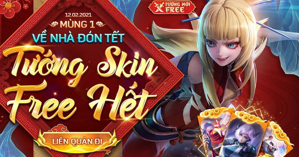 Liên Quân Mobile: Game thủ sẽ nhận về 1 tướng mới, 3 skin và cả Quân Huy miễn phí trong sự kiện Tết Nguyên Đán 2021