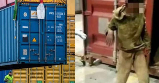 Chơi trốn tìm trong container, cậu bé bị đưa tới quốc gia khác