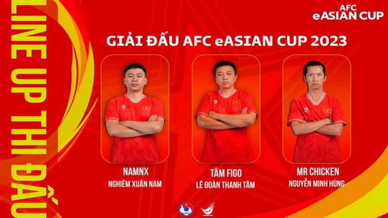 Đội tuyển quốc gia thể thao điện tử Việt Nam sẵn sàng chinh phục AFC eASIAN Cup 2023