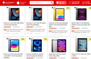 Tổng hợp tiêu chí đánh giá iPad tại Clickbuy