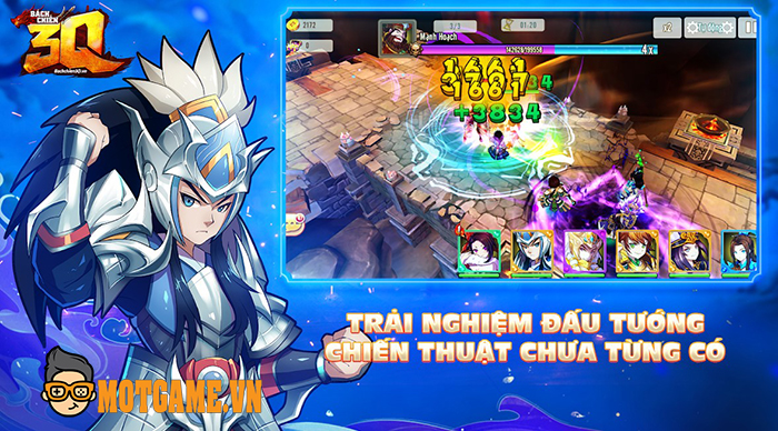 Tặng 456 giftcode game Bách Chiến 3Q trong ngày Alpha Test