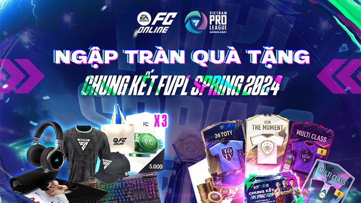 Code FVPL Spring 2024 vòng chung kết, cập nhật code FC Online tháng 3/2024