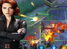 MARVEL Super War: Black Widow bắn liên thanh giống hệt Hayate của Liên Quân Mobile