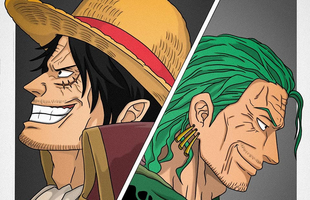 One Piece: Giật mình khi thấy ảnh băng Mũ Rơm tuổi già, Luffy và Zoro giống như 