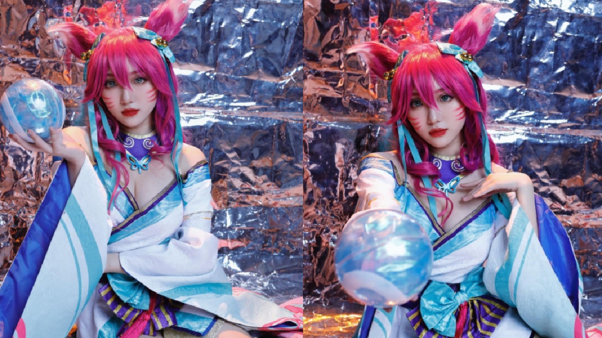 Ngắm nhìn bộ ảnh cosplay Ahri Chiêu Hồn Thiên Hồ đẹp không tì vết