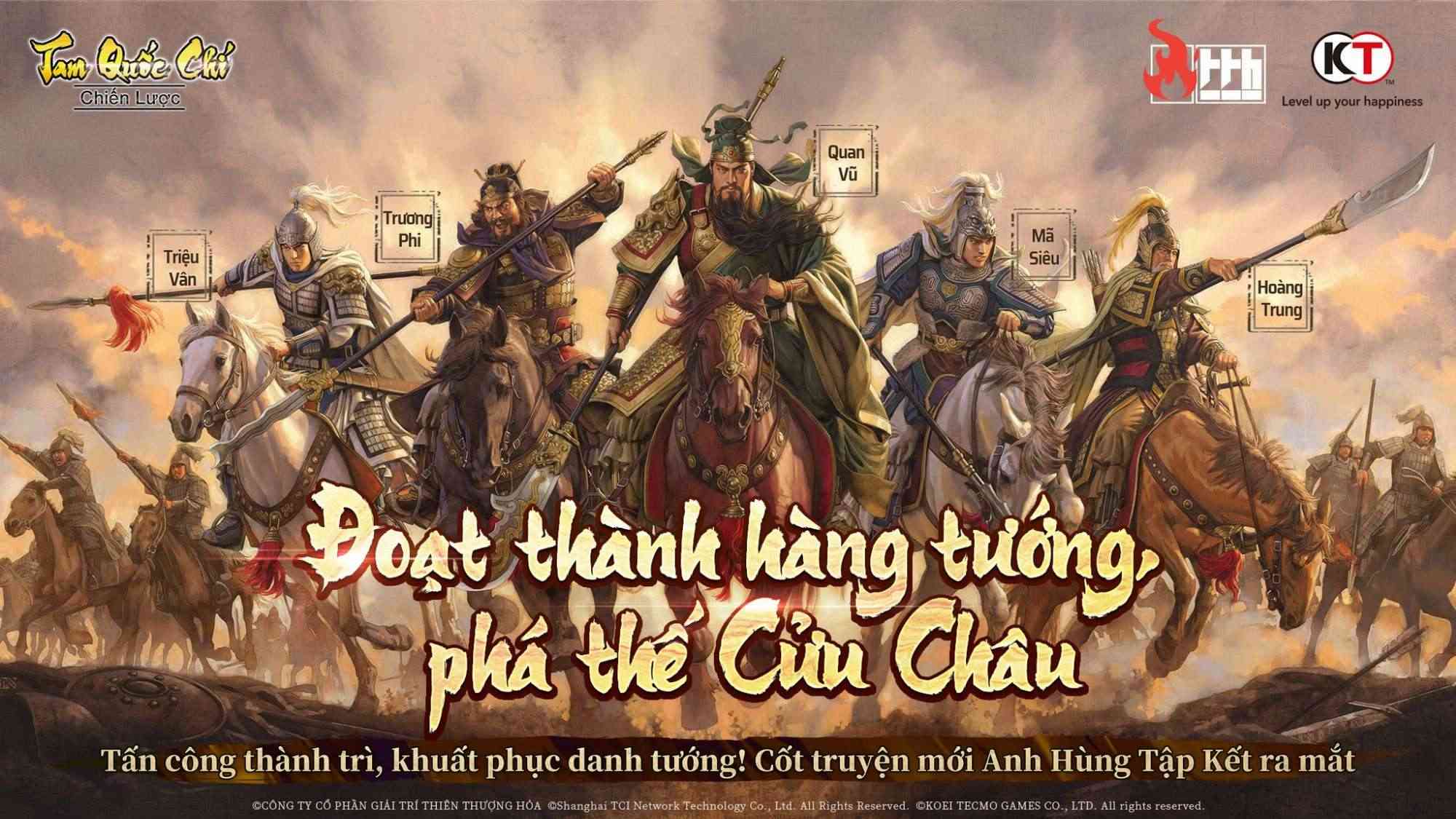 Công Thành Đoạt Danh Tướng: Tam Quốc Chí - Chiến Lượng tung ra mùa giải mới 'Anh Hùng Tập Kết'