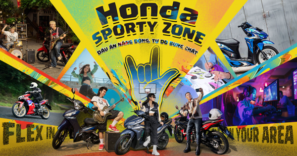 Honda Sporty Zone - Sân chơi năng động dành cho giới trẻ sắp đổ bộ