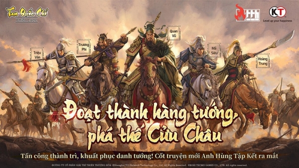 Công Thành Đoạt Danh Tướng: Tam Quốc Chí - Chiến Lược ra mắt mùa giải mới “Anh Hùng Tập Kết”