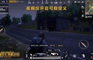 PUBG Thrilling Battlefield đã cập nhật chế độ ban đêm kèm kính quan sát