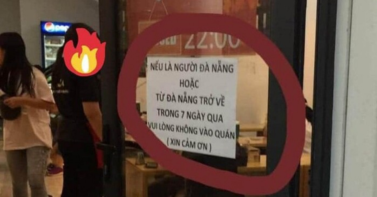 Quán mì treo biển đề nghị “người Đà Nẵng không vào quán” khiến dân mạng tranh cãi gay gắt