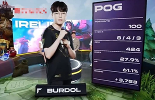 Vừa debut tại LCK Mùa Hè 2021, sao trẻ Burdol của Gen.G đã giành được danh hiệu MVP với Irelia