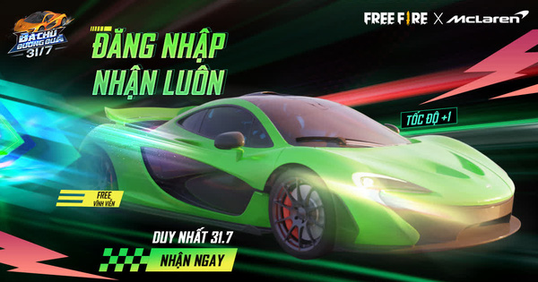 Game thủ Free Fire sẽ được nhận ngay quà độc quyền vĩnh viễn từ sự kiện mới với McLaren