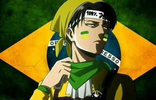 Fan anime tại Brazil đã nhuộm màu cho nhân vật anime để cổ vũ đội tuyển quốc gia, fan Việt Nam sao không làm thế nhỉ?