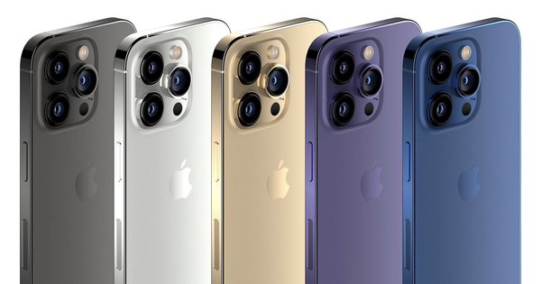 iPhone 14 Pro có đến 5 lựa chọn màu sắc