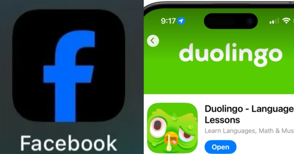 Facebook bỗng dưng có logo đen, đua tạo nét cùng Duolingo?