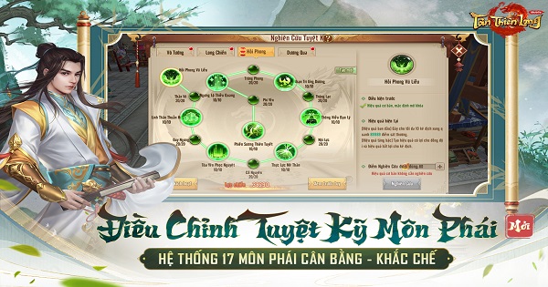 Tỉ thí võ công giữa các môn phái Tân Thiên Long Mobile VNG sẽ kịch tính hơn trong phiên bản mới - MOBILE