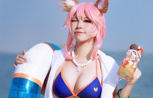 Tuyệt vời cosplay Cửu Vĩ Linh Hồ cực nóng bỏng trong Fate/Grand Order