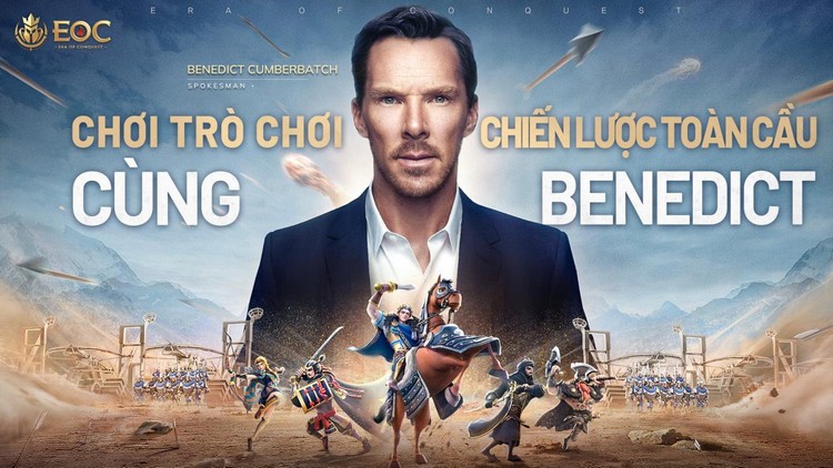 Era of Conquest chính thức ra mắt ngày 27/10! Gương mặt đại diện Benedict Cumberbatch thống lĩnh đại quân văn minh, mời bạn cùng bắt đầu giải đấu toàn cầu