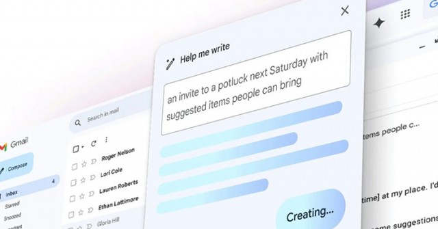 Gmail bắt đầu tích hợp AI giúp viết email tự động