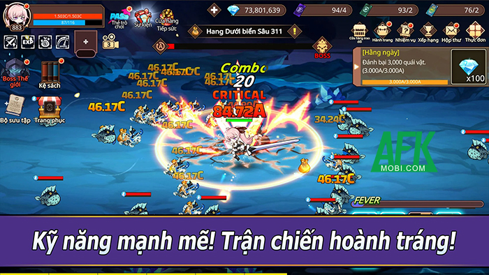 Bắt đầu cuộc hành trình phiêu lưu ẩm thực với game Hero & Frying Pan: Idle RPG Sim